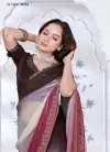 Shanaya By Nari Fashion Fendy Satin Silk Zarkan Border Saree